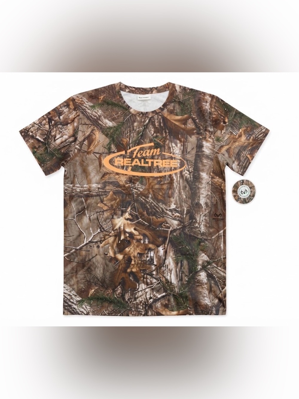 Team Realtree Xtra Camo T-Shirt L Large Mens Y2K Outdoors Hunting Tee New NWT